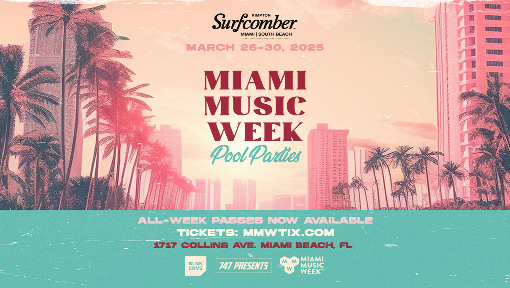 Miami Music Week Pool Parties event poster