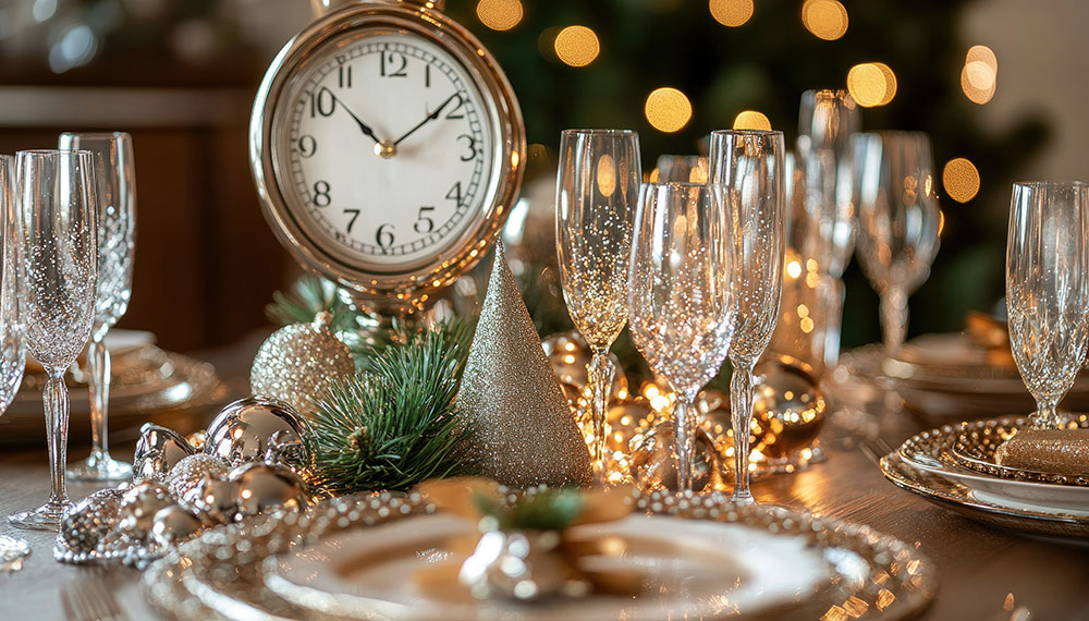 Fancy NYE Table set-up